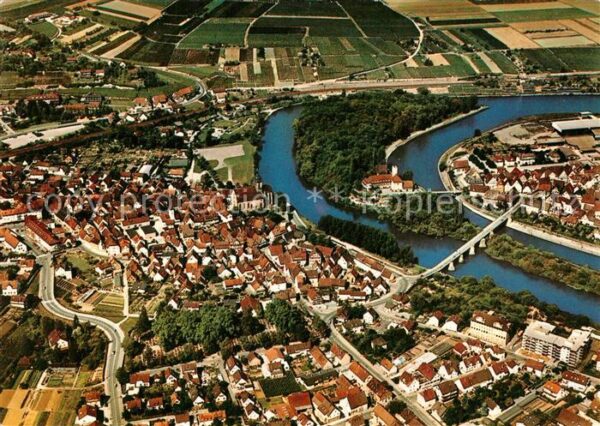 Lauffen Neckar Fliegeraufnahme
