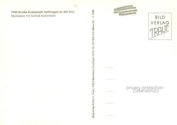Vaihingen Enz Marktplatz Schloss Kaltenstein – Bild 2