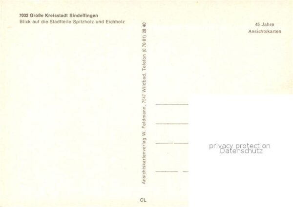Sindelfingen Fliegeraufnahme Sjpitzholz Eichholz – Bild 2