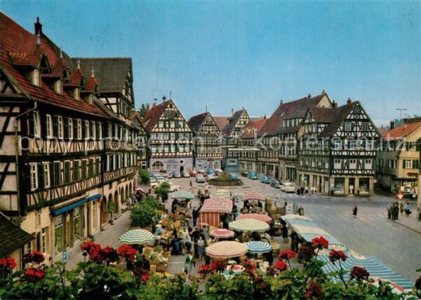 Schorndorf Wuerttemberg Rathaus Marktplatz