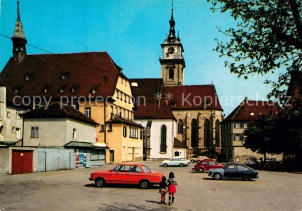Bad Cannstatt Marktplatz Stadtkirche