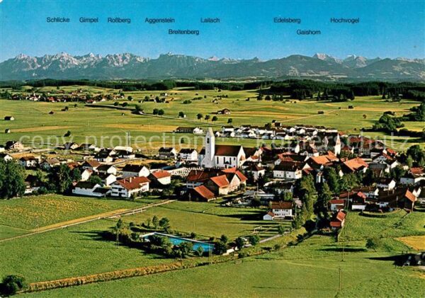 Unterthingau Fliegeraufnahme Gaishorn Breitenberg Rossberg