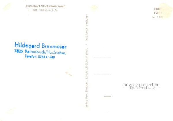 Raitenbuch Lenzkirch – Bild 2