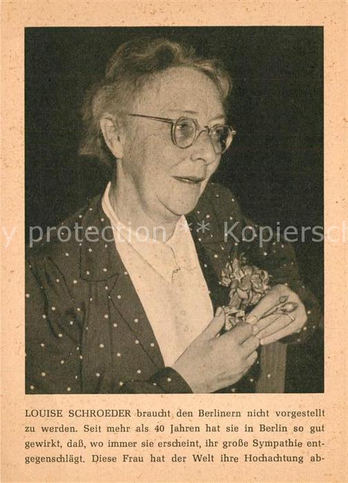 Berlin Louise Schroeder