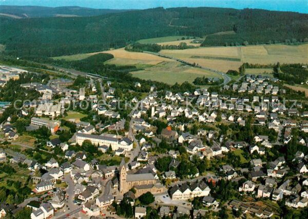 Olsberg Sauerland Fliegeraufnahme