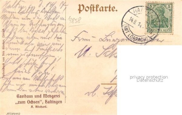 Haltingen Oetlingen Gasthof zum Ochsen – Bild 2