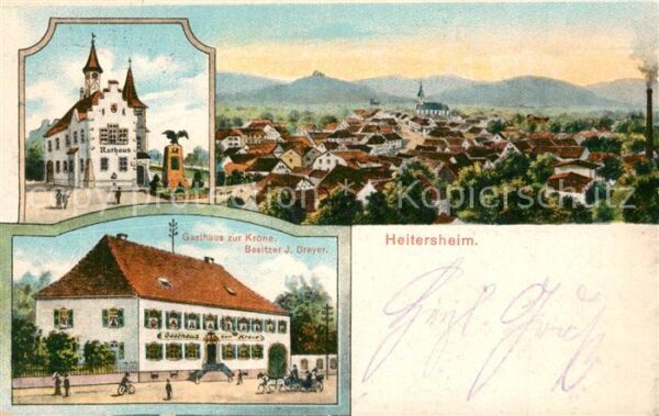 Heitersheim Gasthaus zur Krone Rathaus