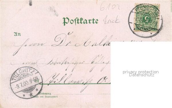 Pfungstadt Kaiser. Postamt Kirche Kriegerdenkmal Hotel Strauss – Bild 2