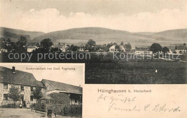 Hueinghausen Gastwirtschaft von Emil Vogelsang