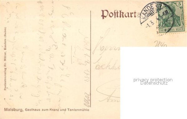 Malsburg Gasthaus zum Kranz Tantenmuehle – Bild 2