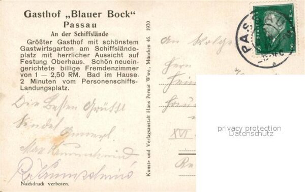 Passau Gasthof Blauer Bock – Bild 2