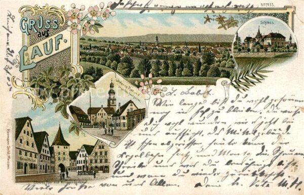 Lauf Pegnitz Schloss Unteres Tor Kriegerdenkmal