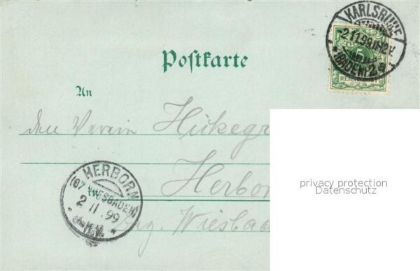 Karlsruhe Baden Moninger Denkmal Kaiser Wilhlem I – Bild 2