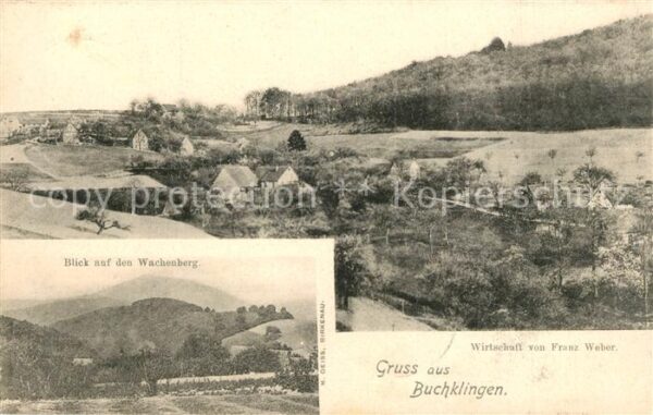 Buchklingen Odenwald Wirtschaft von Franz Weber Wachenberg