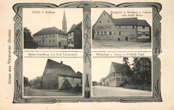 Voerstetten Schule Rathaus Gasthaus Loewen