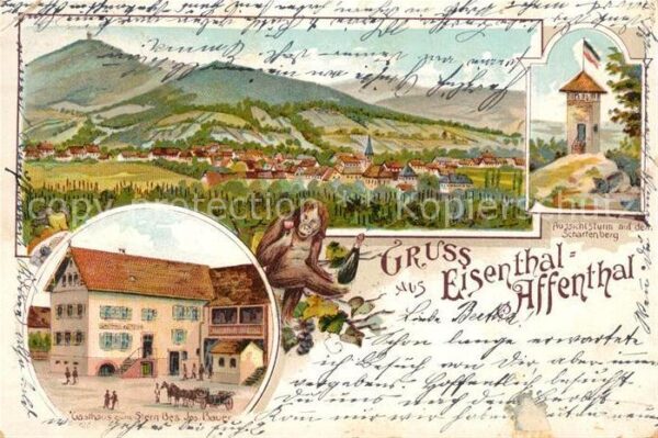 Eisental Gasthaus zum Stern Aussichtsturm Schartenberg