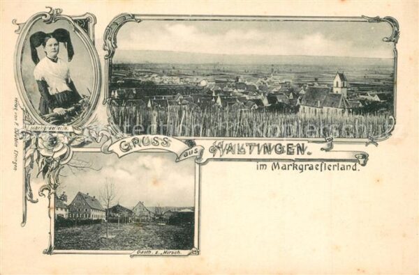 Haltingen Gasthaus Hirsch Tracht