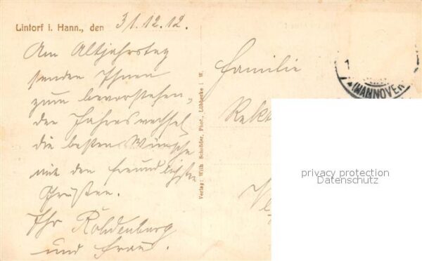 Lintorf Wittlage Gasthaus Gerhard Broer Geschaeftshaus Heinrich Horstmann – Bild 2