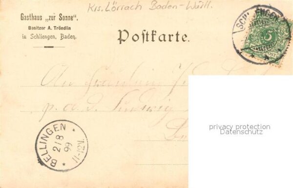 Schliengen Rathaus Gasthaus zur Sonne – Bild 2