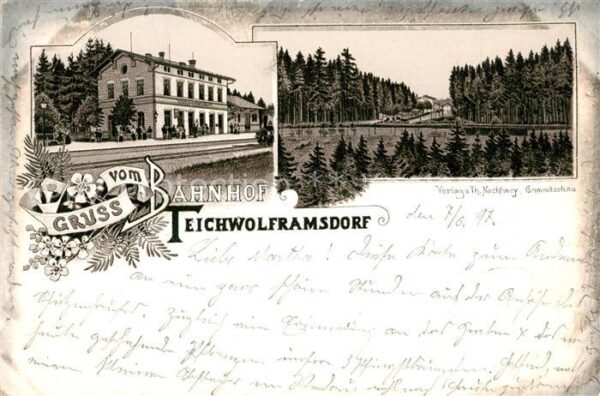 Teichwolframsdorf Bahnhof