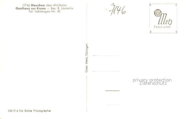 Mauchen Schliengen Gasthaus zur Krone – Bild 2