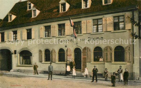 Kandern Gasthof zur Blume