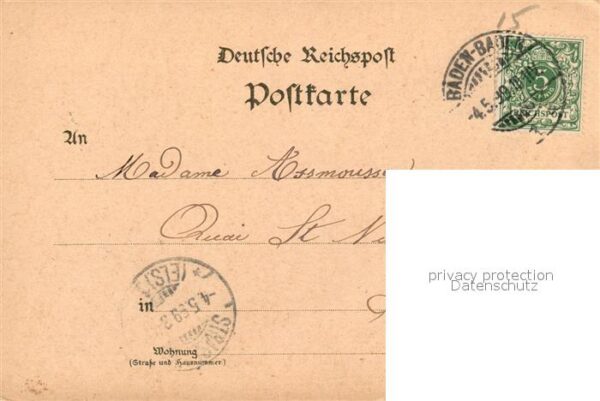 Baden-Baden Pension Jaeger Schloss Solms – Bild 2