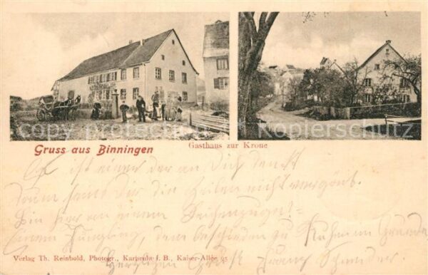 Binningen Hilzingen Gasthaus Krone