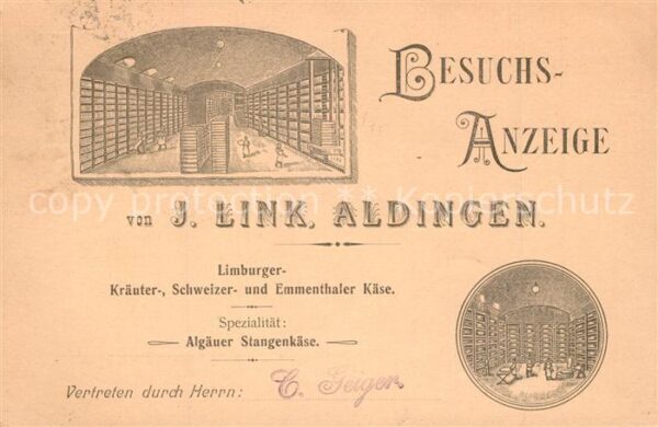 Aldingen Besuchsanzeige Limburger- Kraeuter- Schweizer- Emmenthaler Kaese