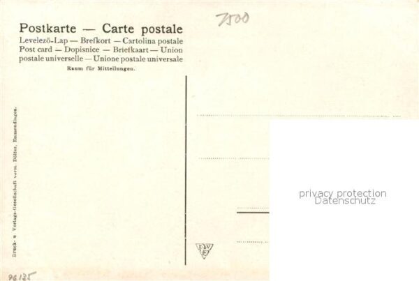 Karlsruhe Baden Jubilaeumsausstellung Kunstgewerbe Kuenstlerkarte – Bild 2