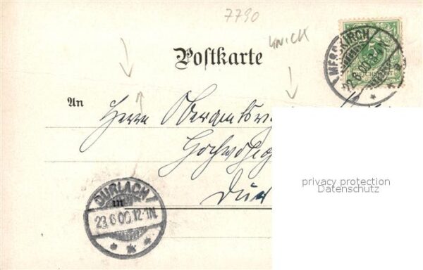 Messkirch Forsthaus Rathaus Kreutzerdenkmal – Bild 2