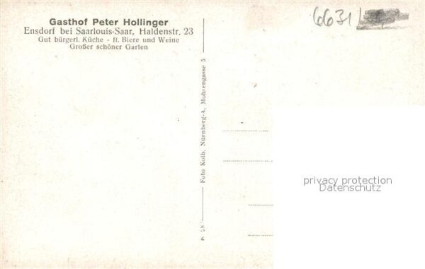 Ensdorf Saar Gasthof Peter Hollinger – Bild 2