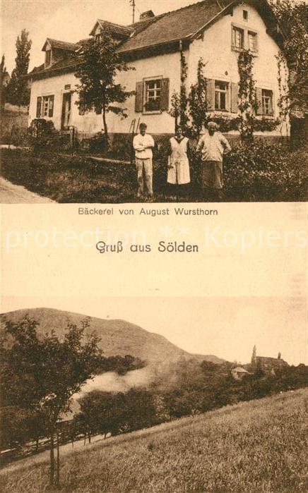 Soelden Breisgau Baeckerei von August Wursthorn
