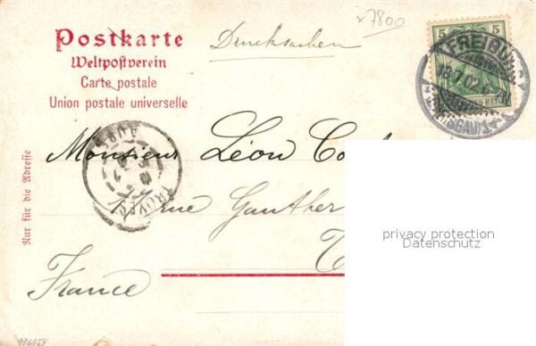 Freiburg Breisgau Institut international de sejours Etranger Vue de la Villa Zae – Bild 2