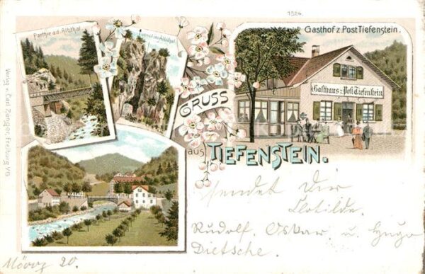 Tiefenstein Albtal Gasthof Post Tunnel Albtal