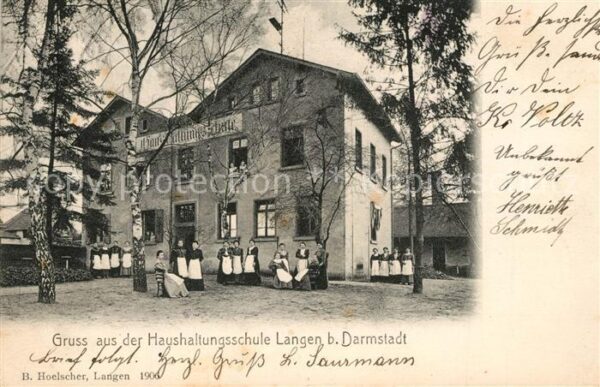 Langen Hessen Haushaltungsschule