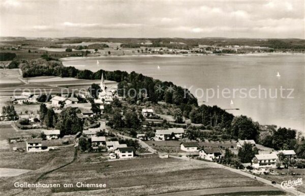 Gollenshausen Chiemsee Fliegeraufnahme