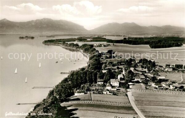 Gollenshausen Chiemsee Fliegeraufnahme