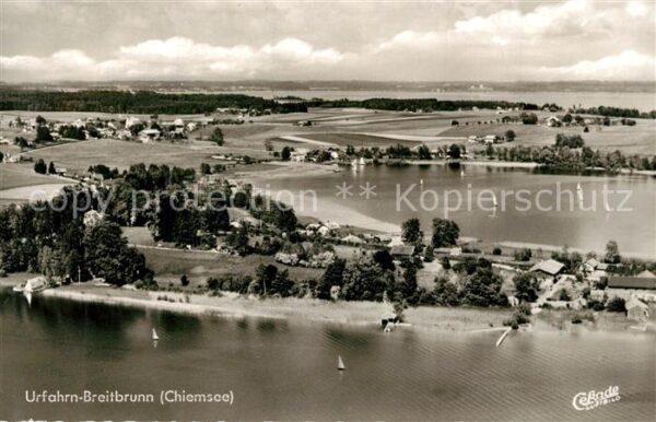 Urfahrn Chiemsee Fliegeraufnahme