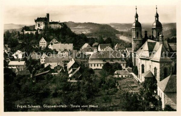 Goessweinstein Totale vom Kreuz