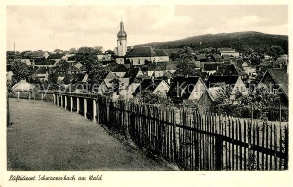 Schwarzenbach Wald Ortsansicht