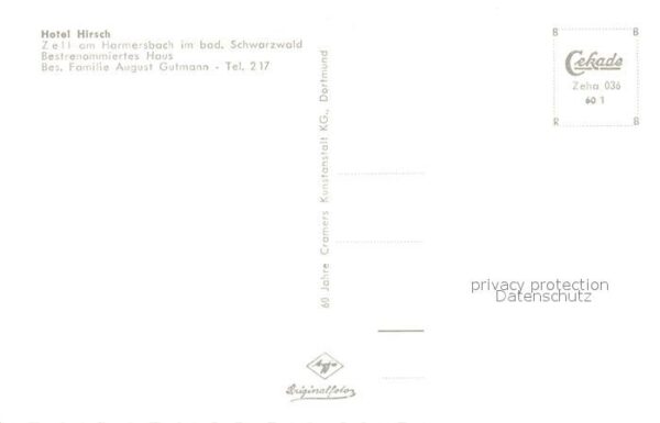 Zell Harmersbach Hotel Hirsch – Bild 2