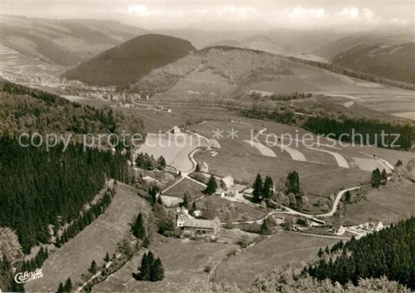 Willingen Sauerland Fliegeraufnahme mit Strycktal