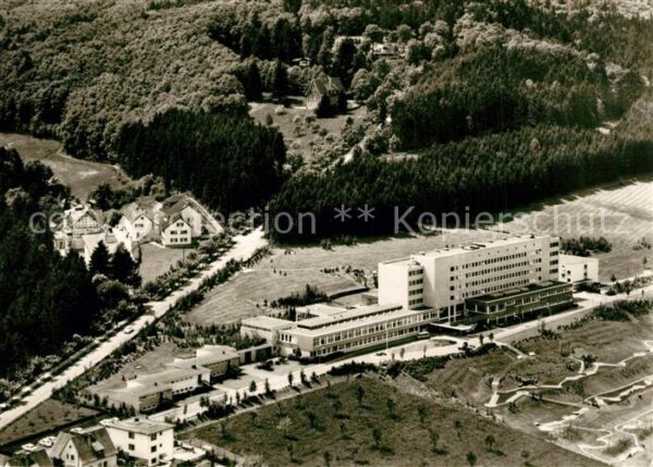Bad Schwalbach Kurklinik der LVA Oldenburg Fliegeraufnahme