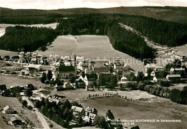 Schoenwald Schwarzwald Fliegeraufnahme
