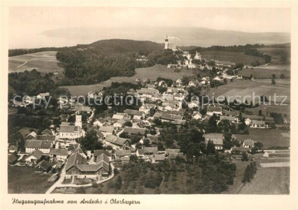 Andechs Kloster Andechs Fliegeraufnahme