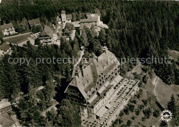 Wildbad Schwarzwald Sommerberghotel Wildbad Fliegeraufnahme