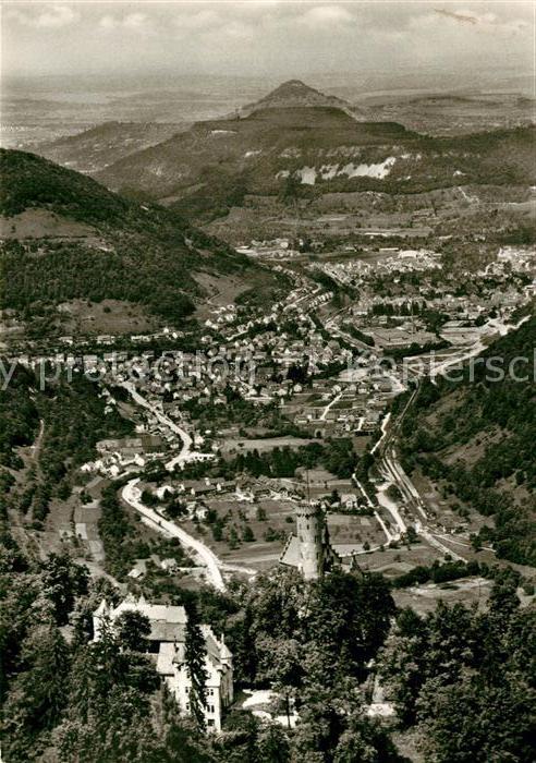 Unterhausen Lichtenstein Echaztal Fliegeraufnahme