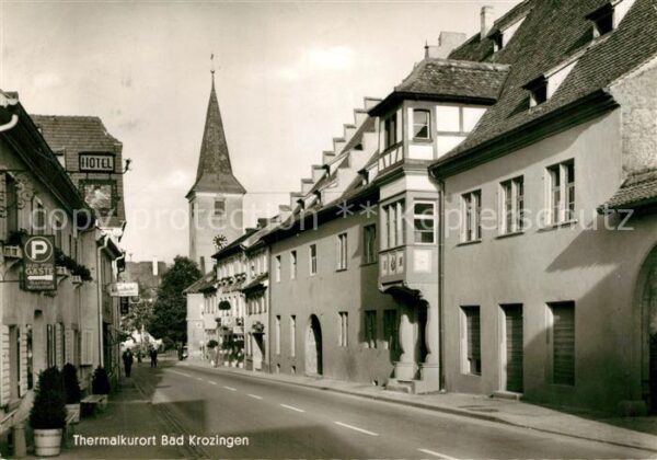 Bad Krozingen Hauptstrasse mit Litschgi Haus