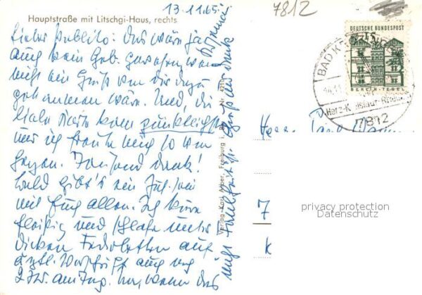 Bad Krozingen Hauptstrasse mit Litschgi Haus – Bild 2